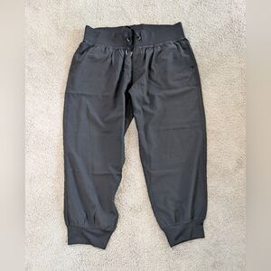 KIAVA Black Jogger Pants Capris